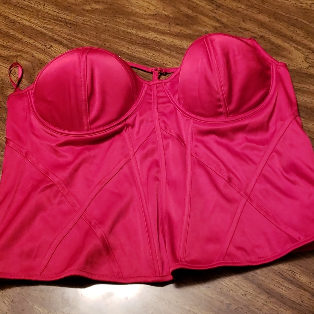 Red Bustier/tags attached.  Never worn.
